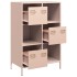 Aparador de acero rosa 68x39x103,5