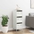 Aparador de acero blanco 39x35x103,5