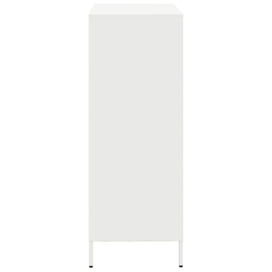 Aparador de acero blanco 39x35x103,5