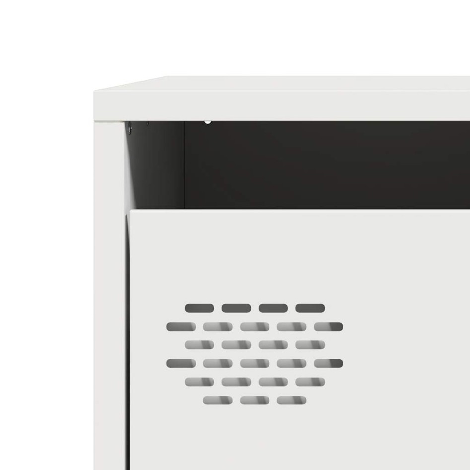 Aparador de acero blanco 39x35x103,5