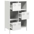 Aparador de acero blanco 68x39x103,5