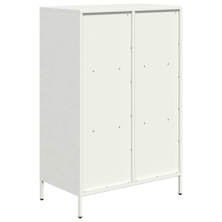 Aparador de acero blanco 68x39x103,5