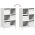 Aparador de acero blanco 68x39x103,5