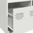 Aparador de acero blanco 68x39x103,5