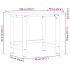 Banco de trabajo madera maciza de roble 100x60x81,5