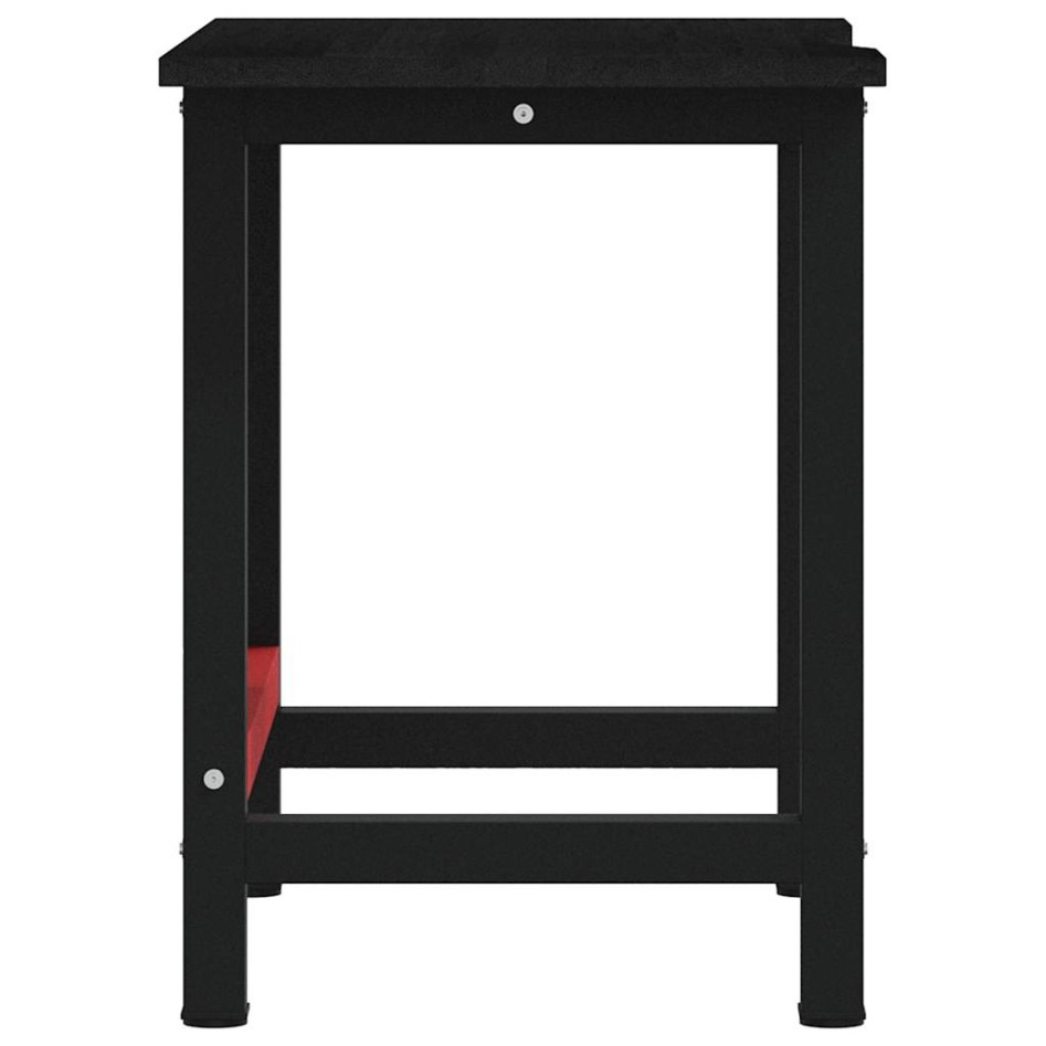 Banco de trabajo madera de roble marrón oscuro 100x60x81,5