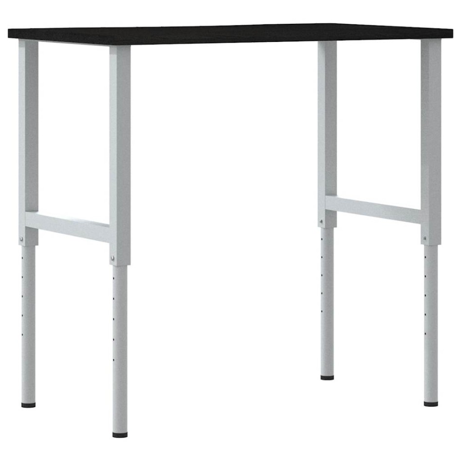 Banco de trabajo madera roble marrón oscuro 100x60x(71,5-98)