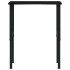 Banco de trabajo madera roble marrón oscuro 80x60x(71,5-98)