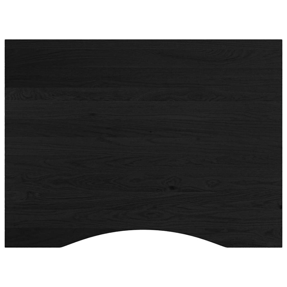 Banco de trabajo madera roble marrón oscuro 80x60x(71,5-98)
