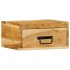 Mesitas de noche de pared 2 uds madera maciza de