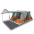 Tienda de campaña con túnel 5 personas impermeable gris