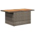 Set de muebles de jardín 6 pzas y cojines ratán sintético