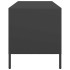 Mueble para TV acero laminado en frío negro 101,5x39x43,5