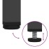 Mueble para TV acero laminado en frío negro 101,5x39x43,5