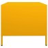 Mesa de centro acero laminado en frío amarillo 101,5x50x43,5