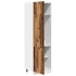 Mueble de frigorífico madera ingeniería envejecida 60x57x207