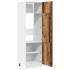 Mueble de frigorífico madera ingeniería envejecida 60x57x207