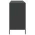 Aparador de acero laminado en frío negro 135x39x73,5