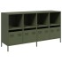 Aparador de acero laminado en frío verde oliva 135x39x73,5
