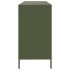 Aparador de acero laminado en frío verde oliva 135x39x73,5