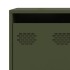 Aparador de acero laminado en frío verde oliva 135x39x73,5