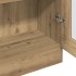 Aparador alto madera ingeniería roble artisan 82,5x30,5x150