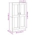 Aparador alto madera ingeniería roble artisan 82,5x30,5x150