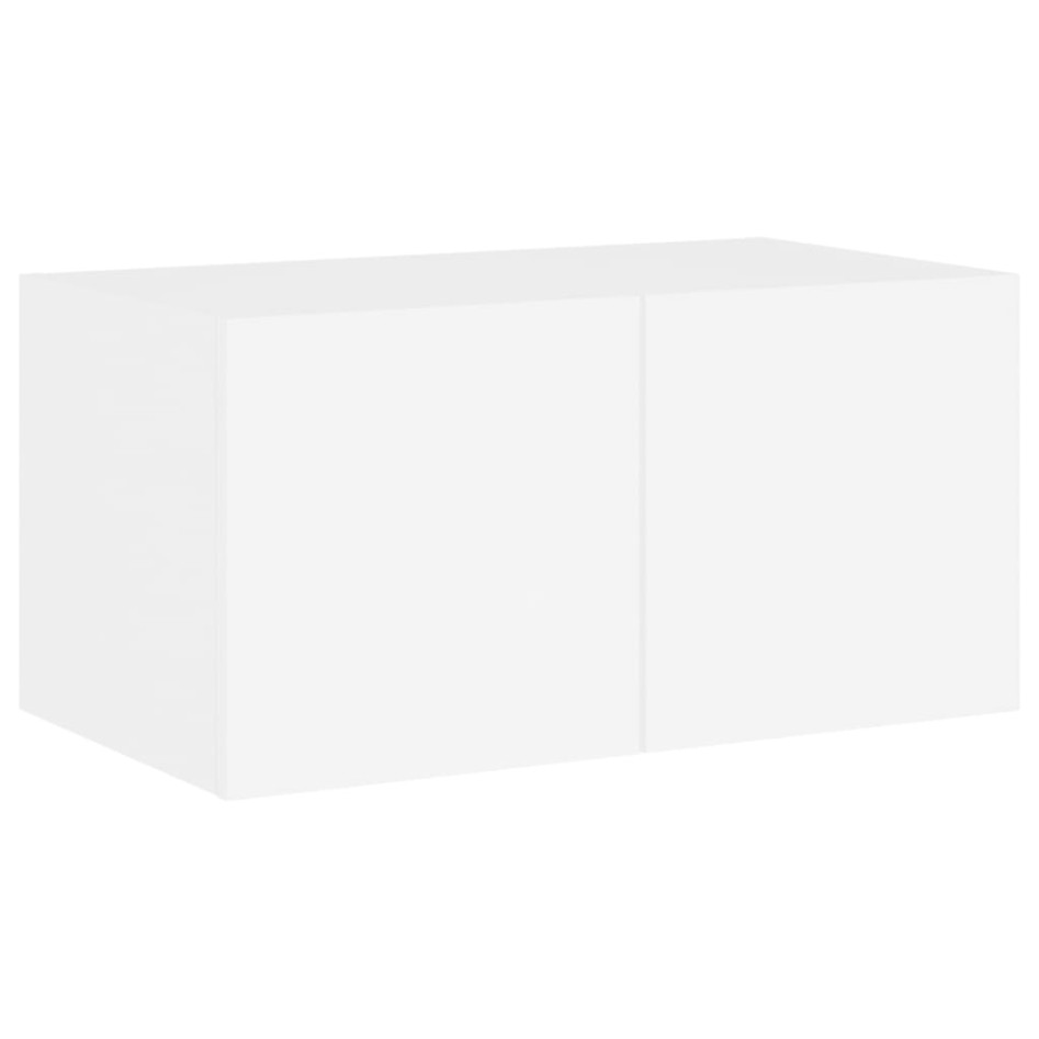 Muebles de TV de pared con LED 5 pzas madera ingeniería