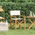 Silla de director plegable madera maciza de teca