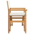 Silla de director plegable madera maciza de teca