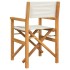 Silla de director plegable madera maciza de teca