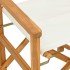 Silla de director plegable madera maciza de teca