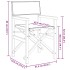 Silla de director plegable madera maciza de teca