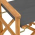 Sillas de director plegables 2 unidades madera maciza teca