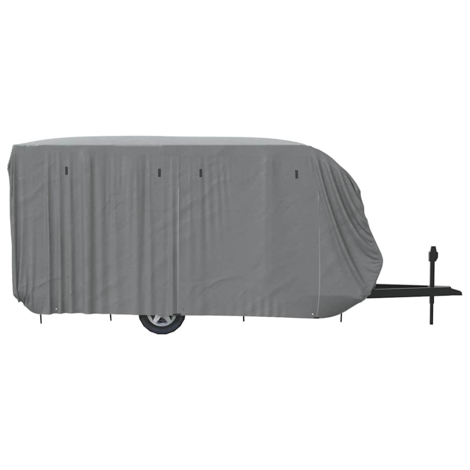 Funda para caravana tela no tejida gris 610x250x220