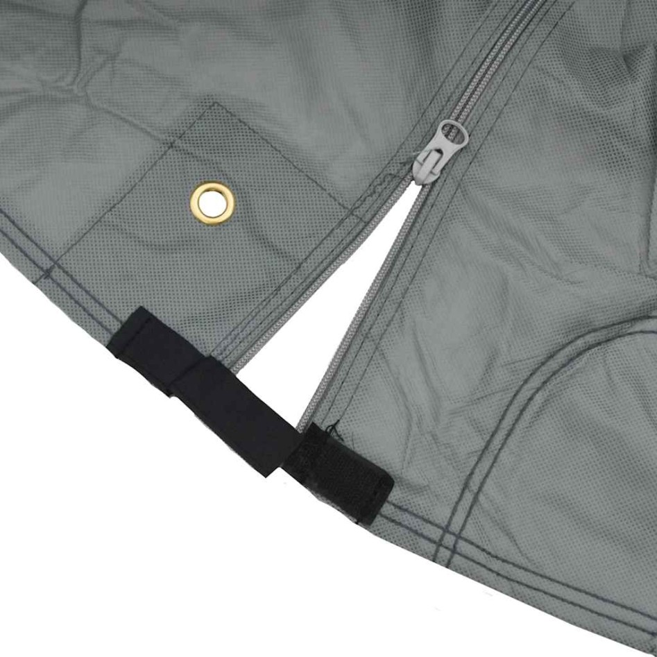 Funda para caravana tela no tejida gris 610x250x220