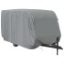 Funda para caravana tela no tejida gris 460x250x220