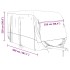 Funda para caravana tela no tejida gris 460x250x220