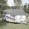 Cubierta de techo para caravana tela no tejida gris 800x300 cm