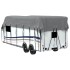 Cubierta de techo para caravana tela no tejida gris 800x300