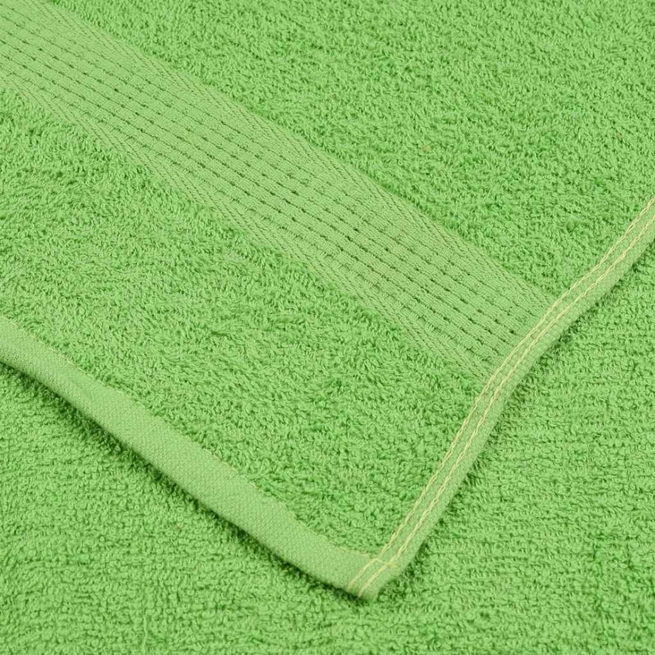 Toallas de Baño 10 uds Verde Manzana 100x150 cm 360