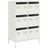 Aparador acero blanco 68x39x101,5