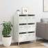 Aparador acero blanco 68x39x101,5