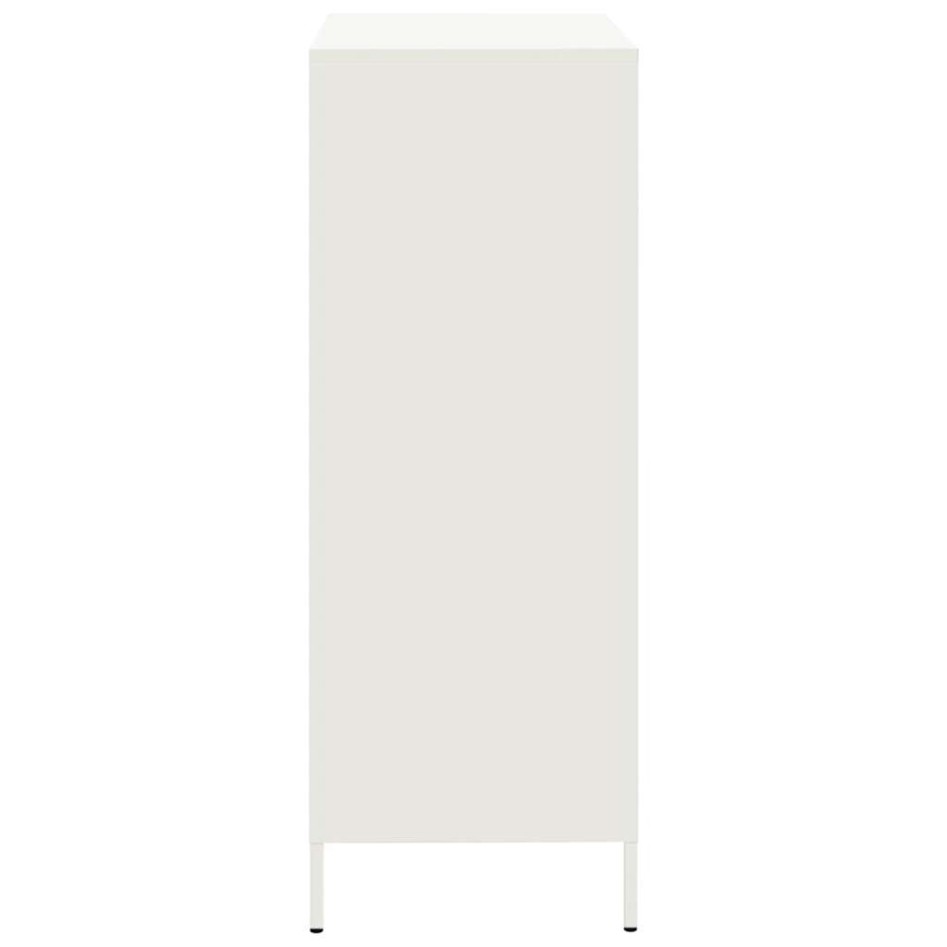 Aparador acero blanco 68x39x101,5