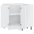 Mueble bajo esquina de cocina porto blanco madera