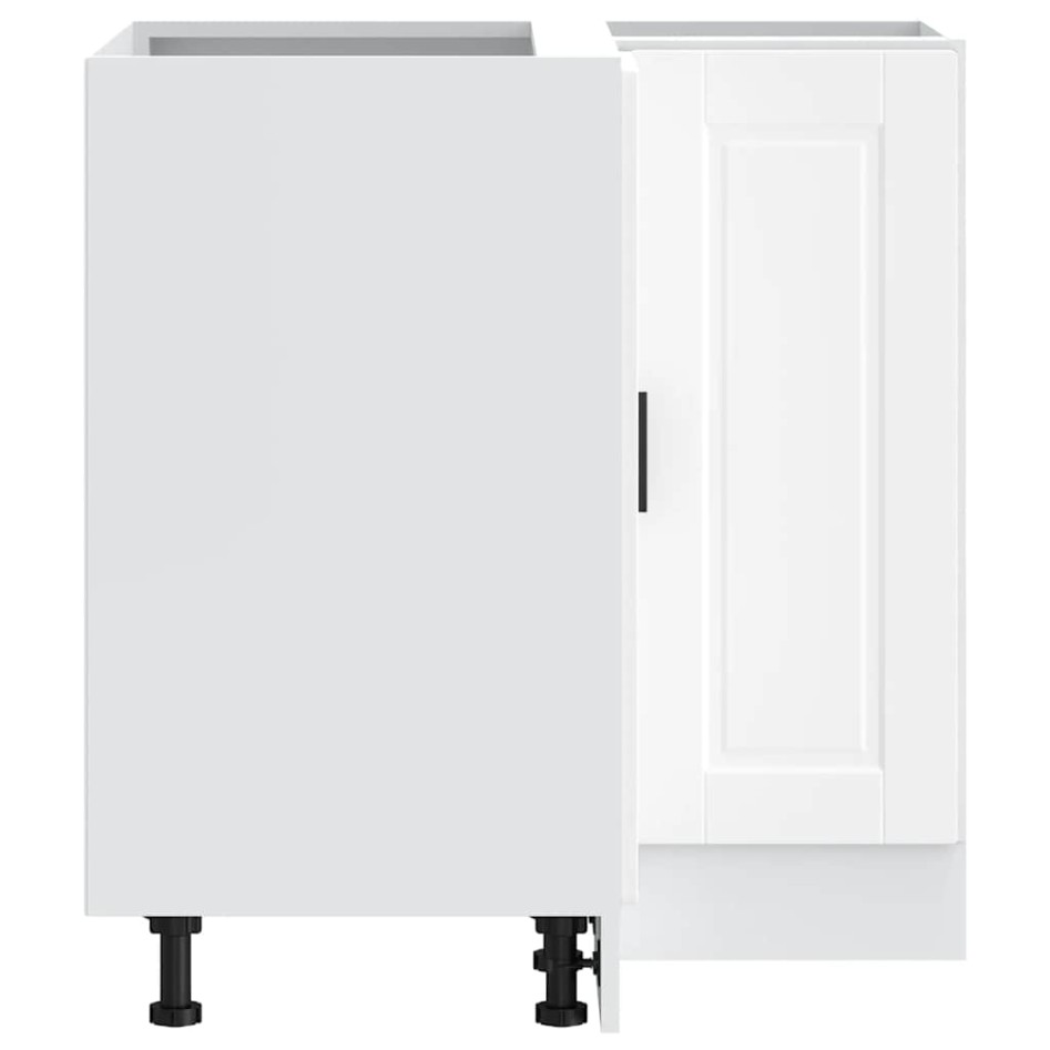 Mueble bajo esquina de cocina porto blanco madera