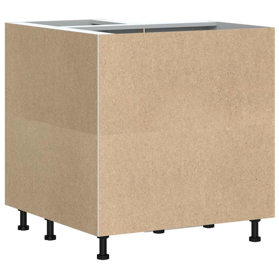 Mueble bajo esquina de cocina porto blanco madera