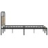 Estructura de cama sin colchón 120x190 cm madera roble