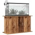 Soporte para acuario madera ingeniería envejecida 101x41x58