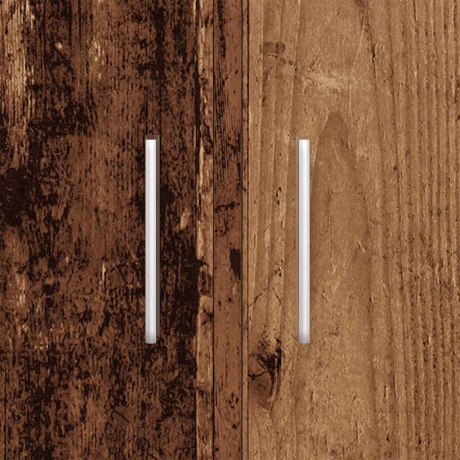 Soporte para acuario madera ingeniería envejecida 101x41x58